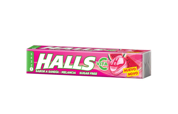 HALLS VITA C SANDIA S/A 10 UDS.